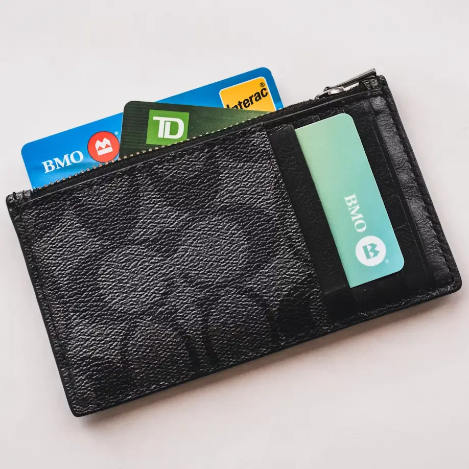 Slim Card Wallet - front view